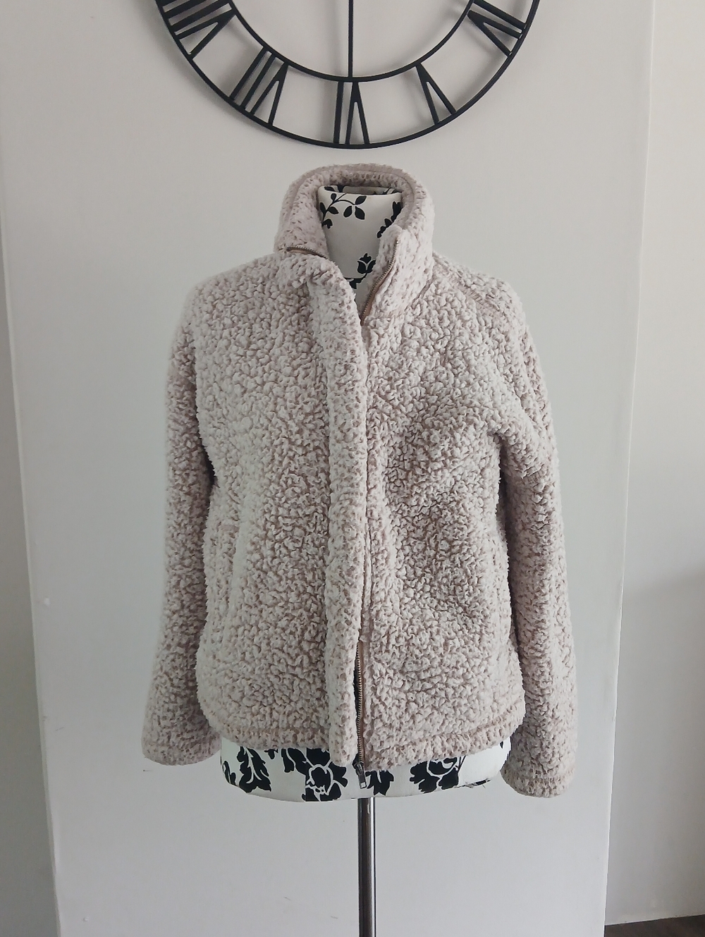 Thread & Supply Cream Teddy Sherpa Jacket